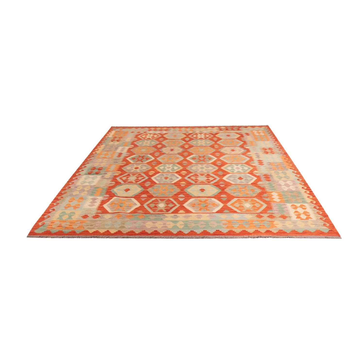 Tappeto Kelim - Splash - 298 x 206 cm - multicolore