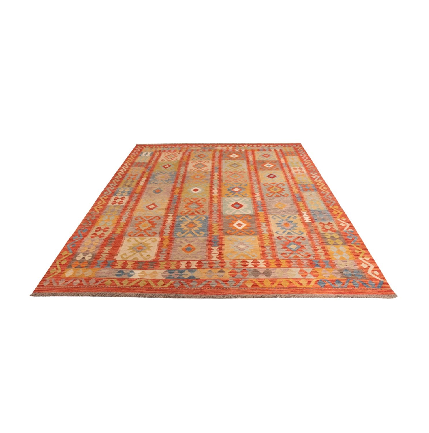 Tappeto Kelim - Splash - 298 x 197 cm - multicolore