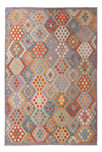 Tappeto Kelim - Splash - 293 x 193 cm - multicolore