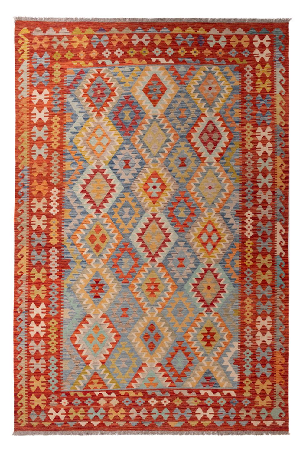 Tappeto Kelim - Splash - 295 x 196 cm - multicolore