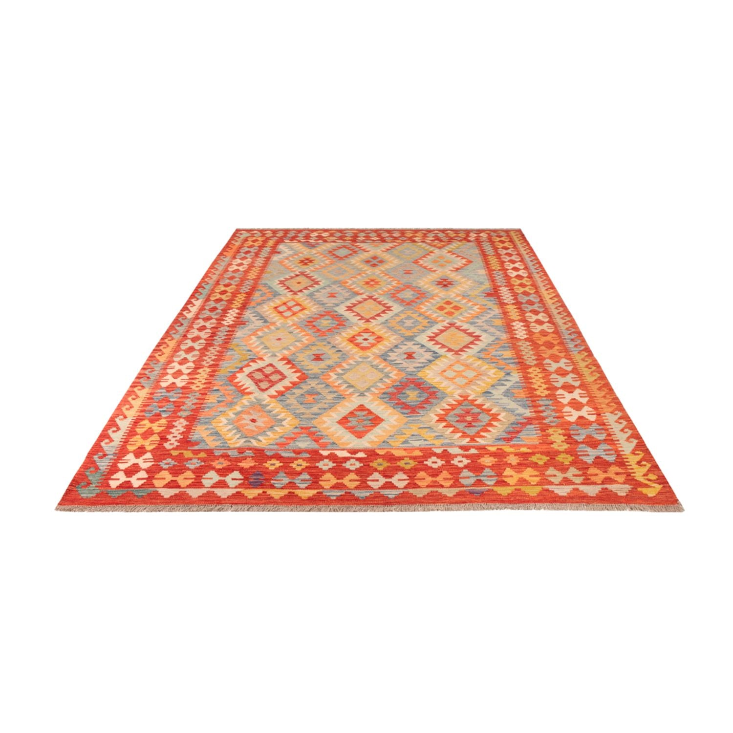 Tappeto Kelim - Splash - 295 x 196 cm - multicolore