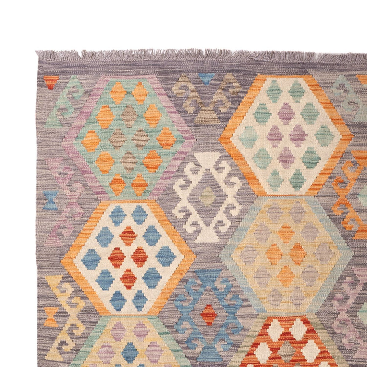 Tappeto Kelim - Splash - 297 x 204 cm - multicolore