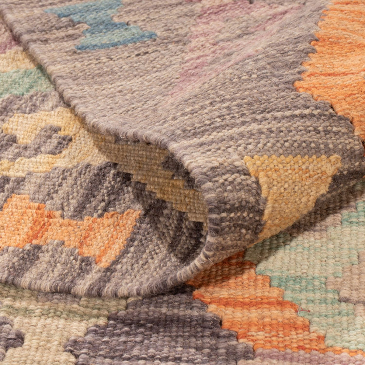 Tappeto Kelim - Splash - 297 x 204 cm - multicolore