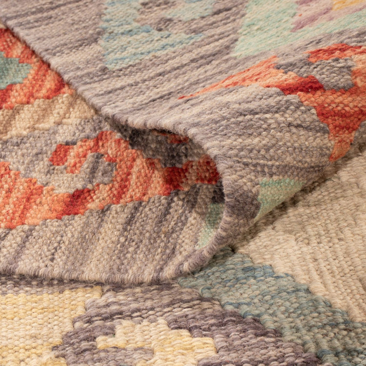 Tappeto Kelim - Splash - 298 x 199 cm - multicolore