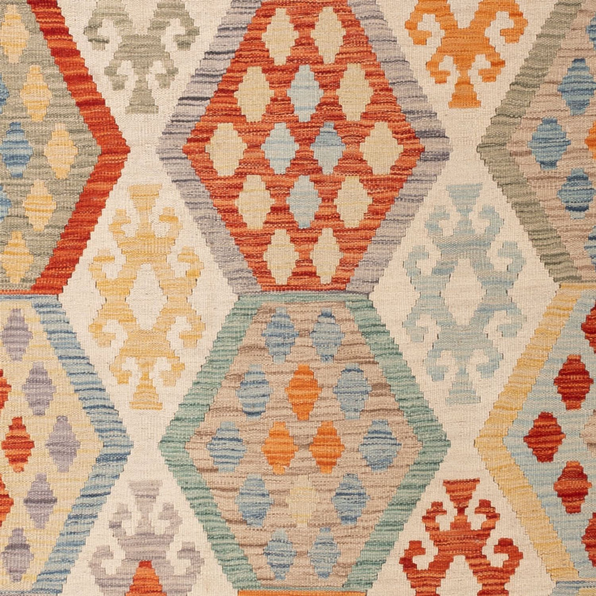 Tappeto Kelim - Splash - 310 x 193 cm - multicolore