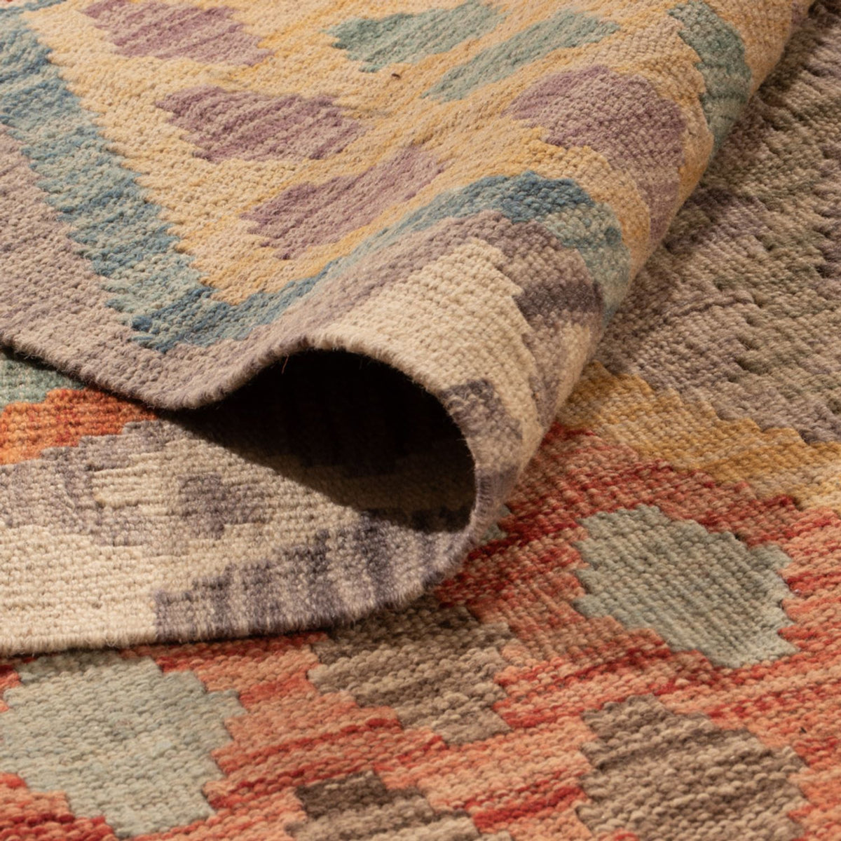 Tappeto Kelim - Splash - 298 x 207 cm - multicolore