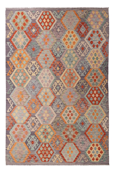 Kilim Maimana 202x300cm - Tappeto di lana - multicolore