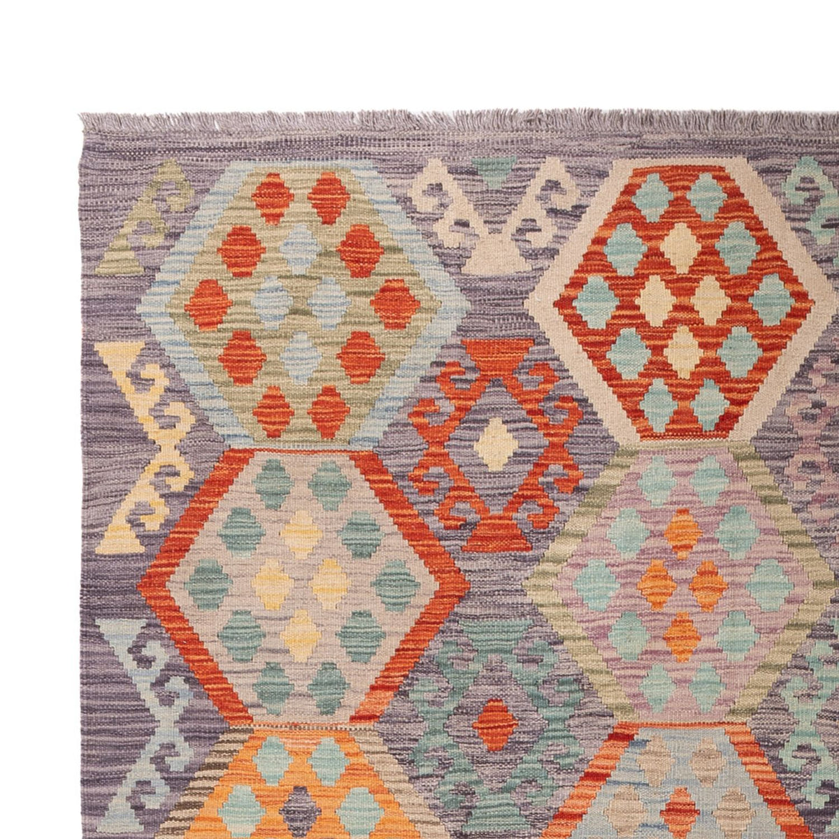 Tappeto Kelim - Splash - 300 x 202 cm - multicolore