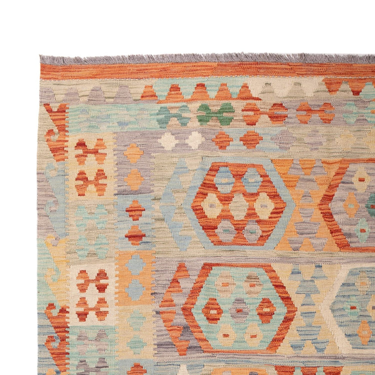 Tappeto Kelim - Splash - 300 x 203 cm - multicolore