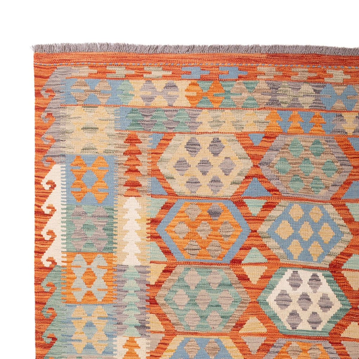 Tappeto Kelim - Splash - 295 x 200 cm - multicolore