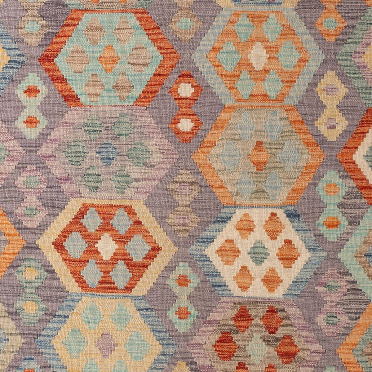 Tappeto Kelim - Splash - 296 x 205 cm - multicolore