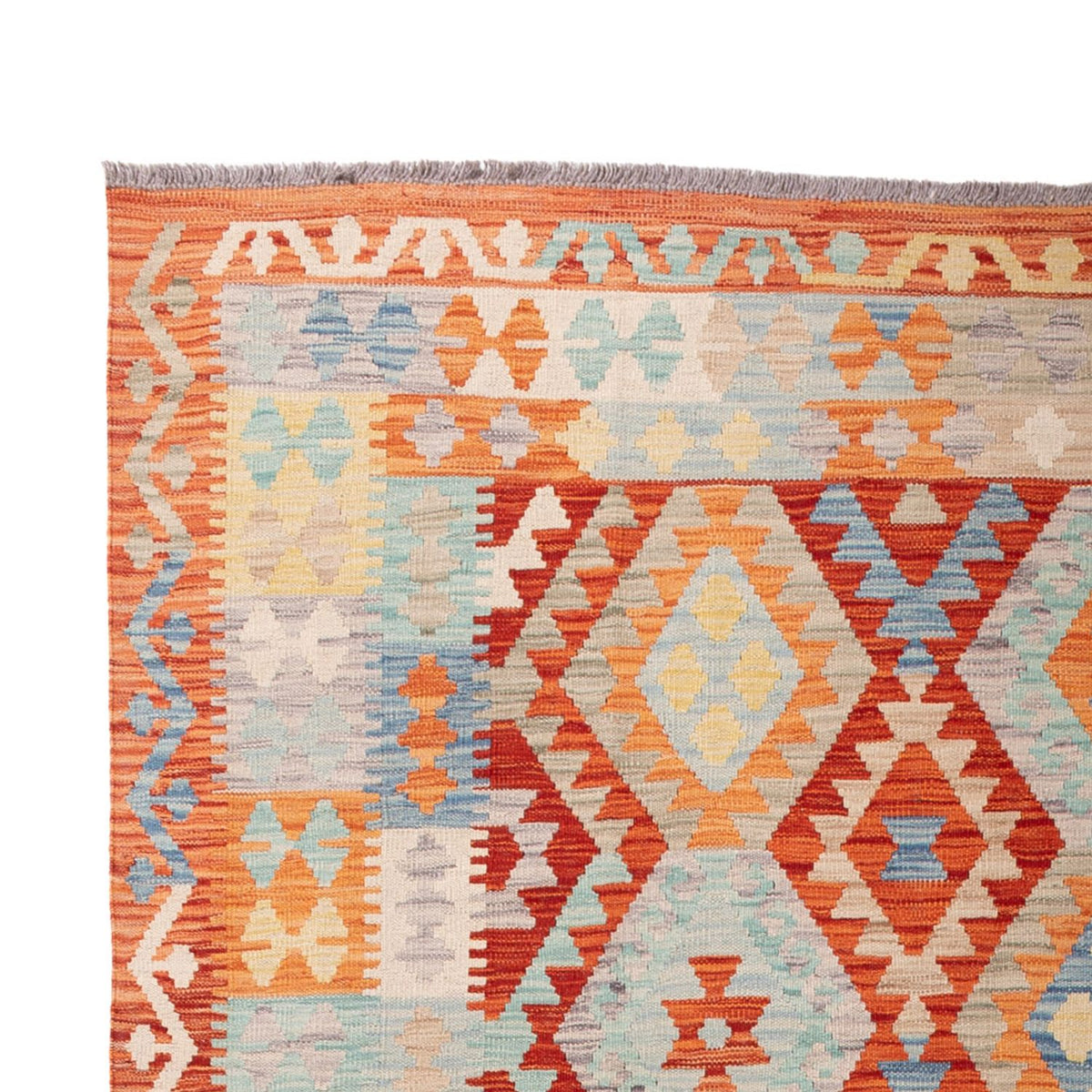 Tappeto Kelim - Splash - 298 x 203 cm - multicolore