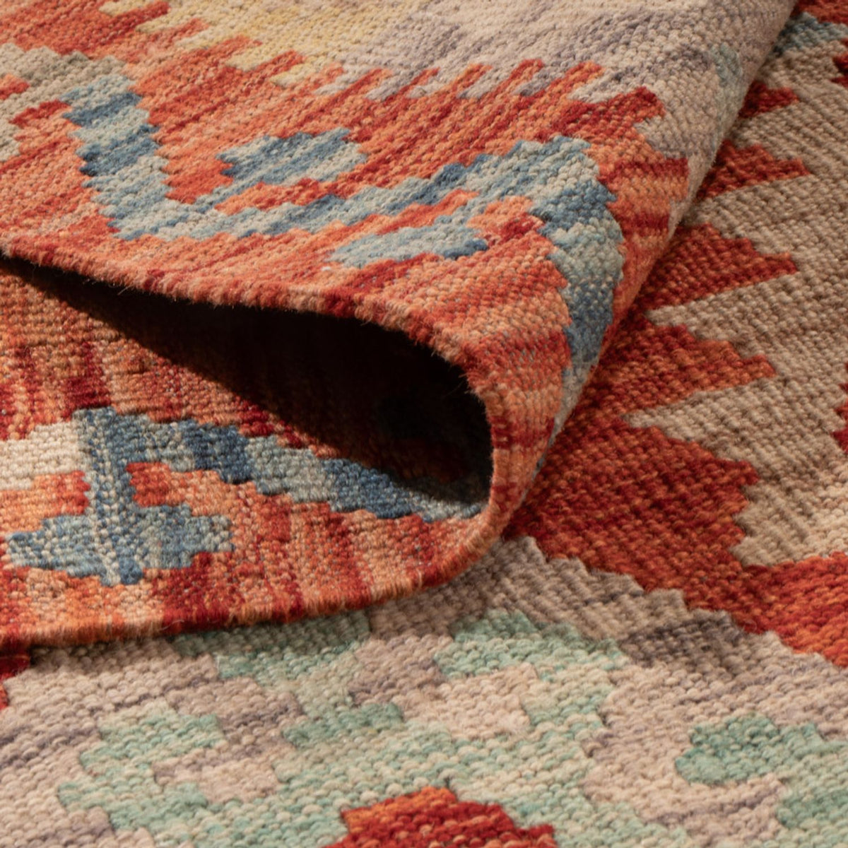 Tappeto Kelim - Splash - 298 x 203 cm - multicolore