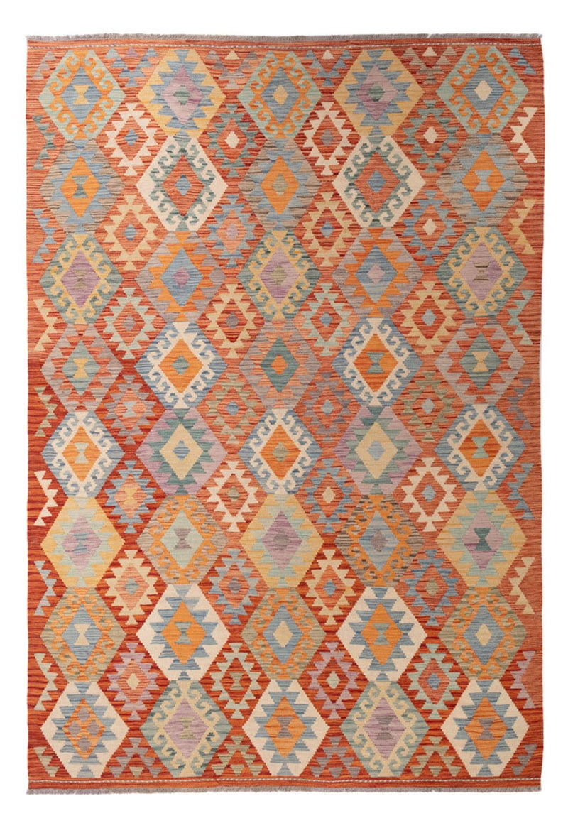 Kelim Teppich - Splash - 297 x 199 cm - mehrfarbig