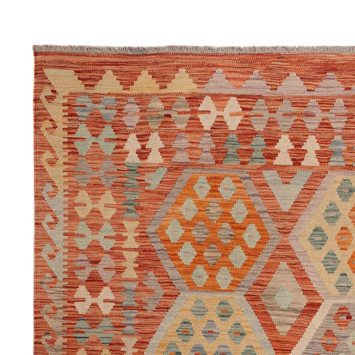 Tappeto Kelim - Splash - 289 x 200 cm - multicolore