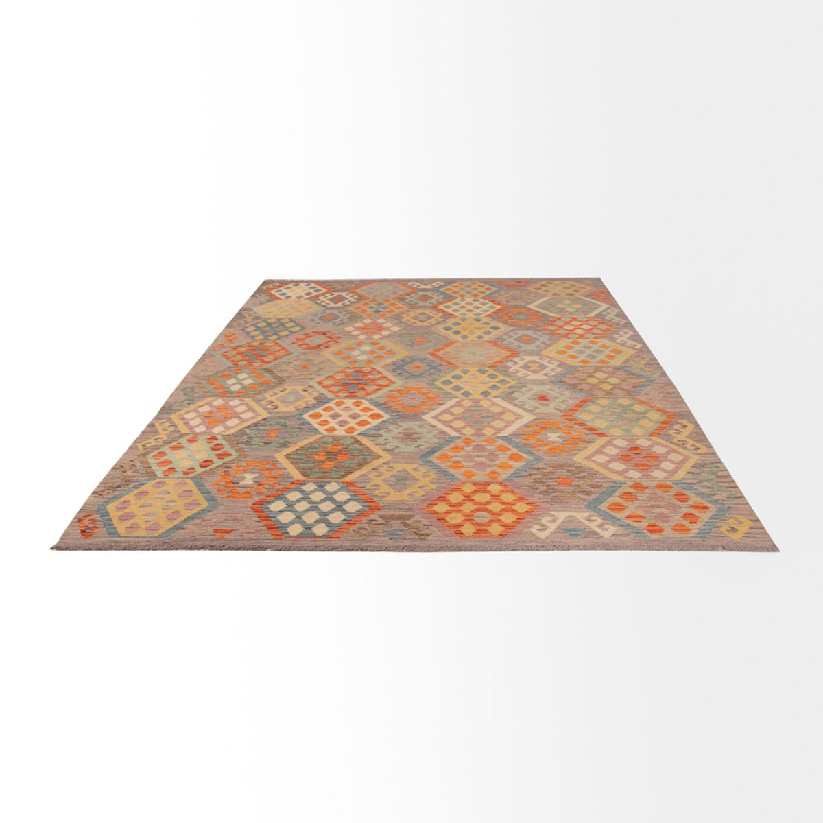 Tappeto Kelim - Splash - 296 x 205 cm - multicolore