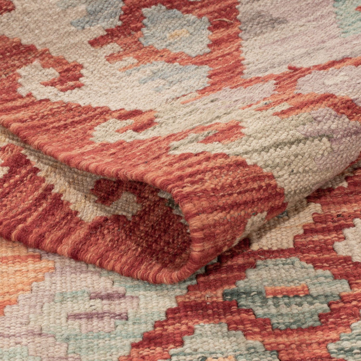 Tappeto Kelim - Splash - 187 x 127 cm - multicolore