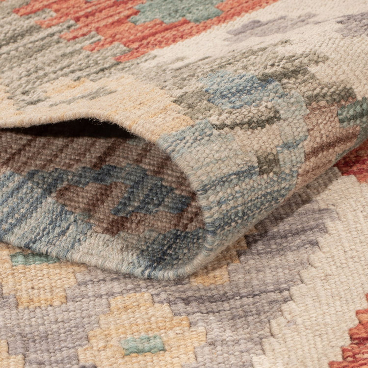 Tappeto Kelim - Splash - 187 x 119 cm - multicolore