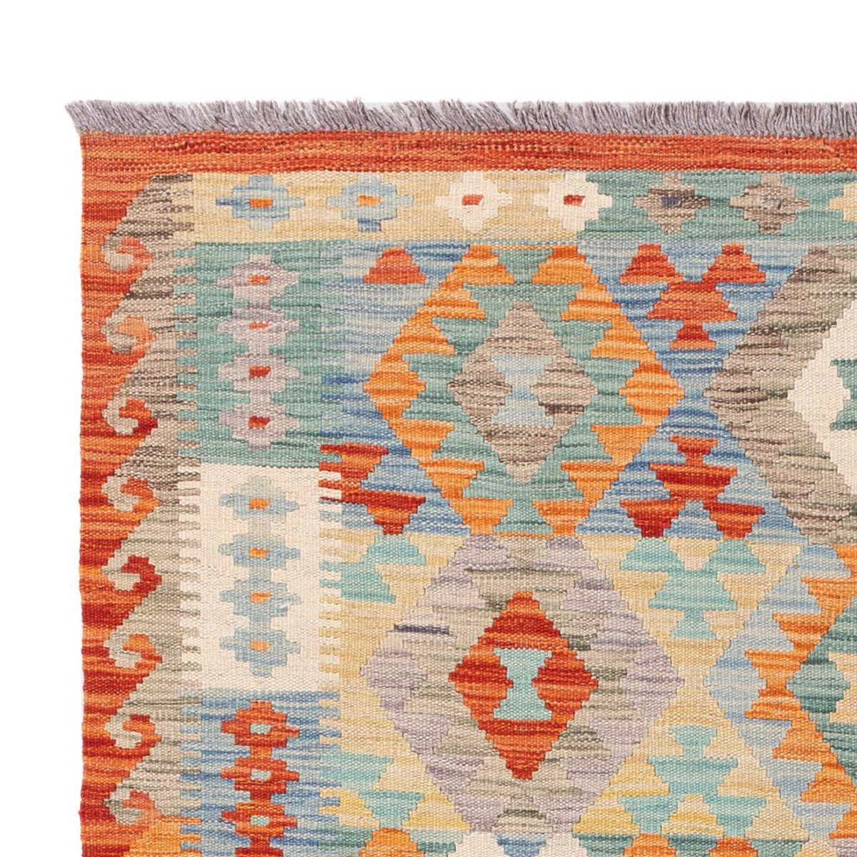 Tappeto Kelim - Splash - 187 x 129 cm - multicolore