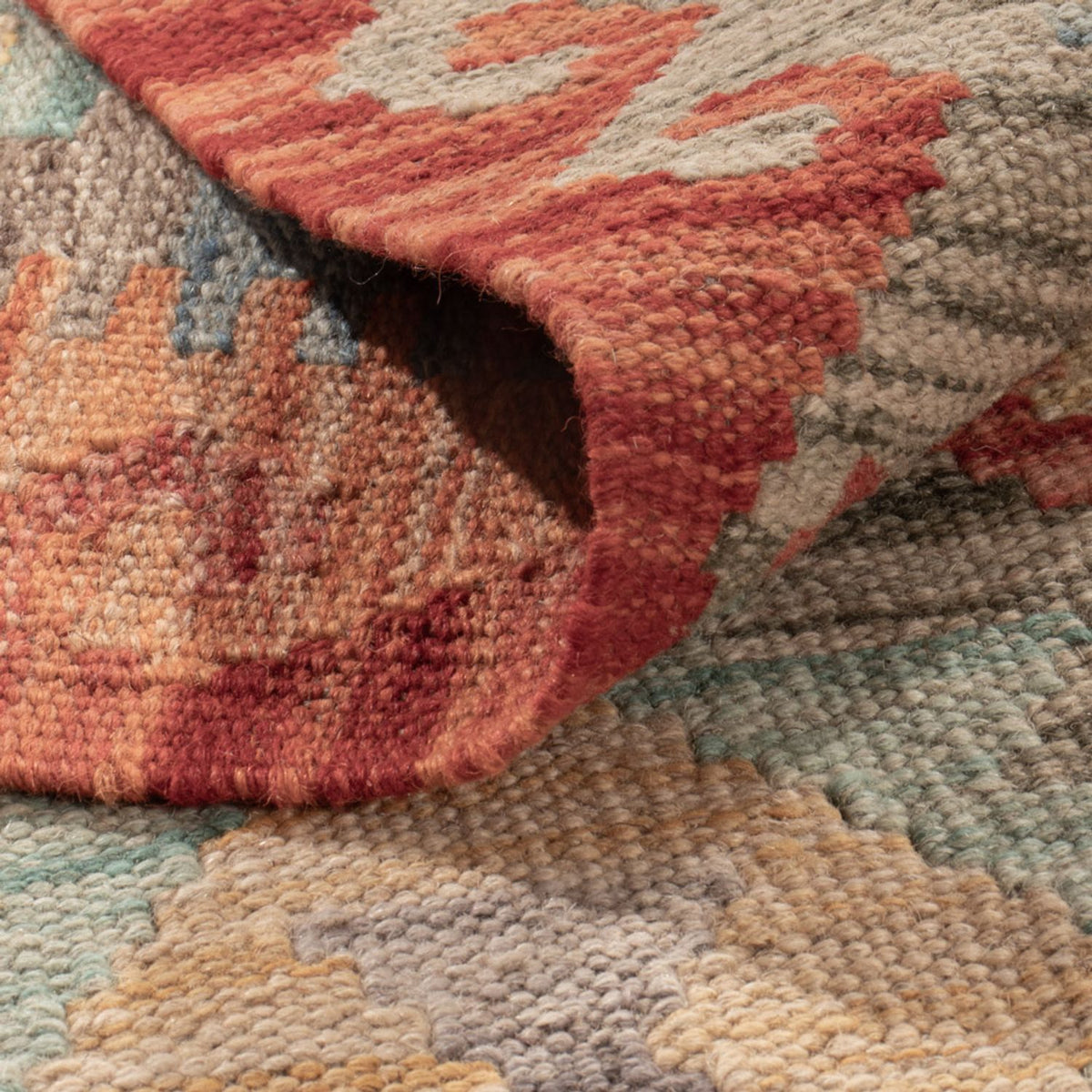 Tappeto Kelim - Splash - 187 x 129 cm - multicolore