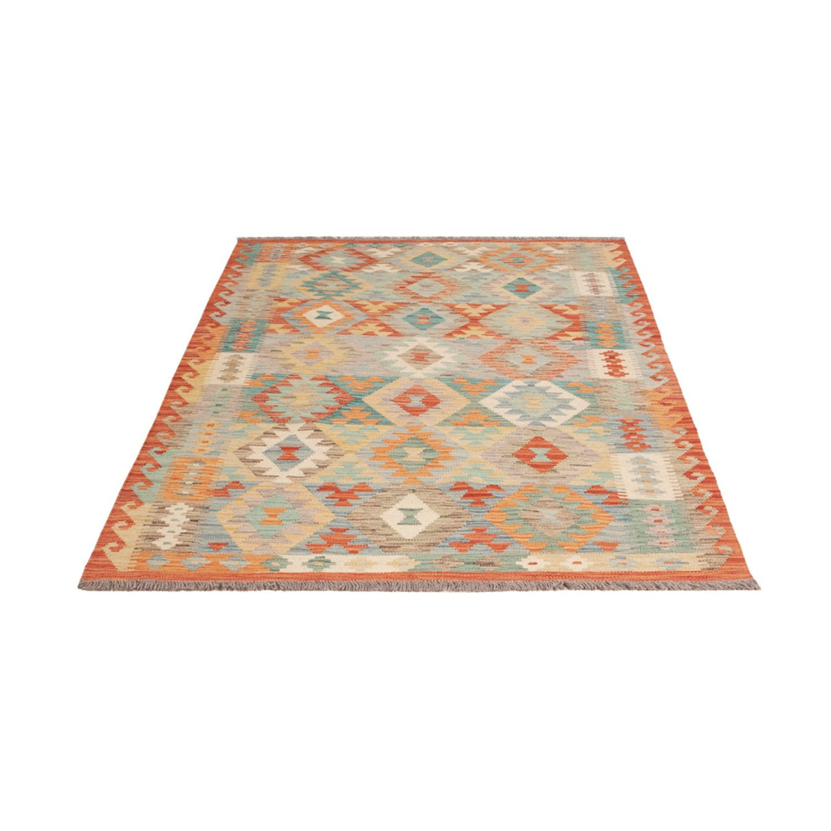 Tappeto Kelim - Splash - 187 x 129 cm - multicolore