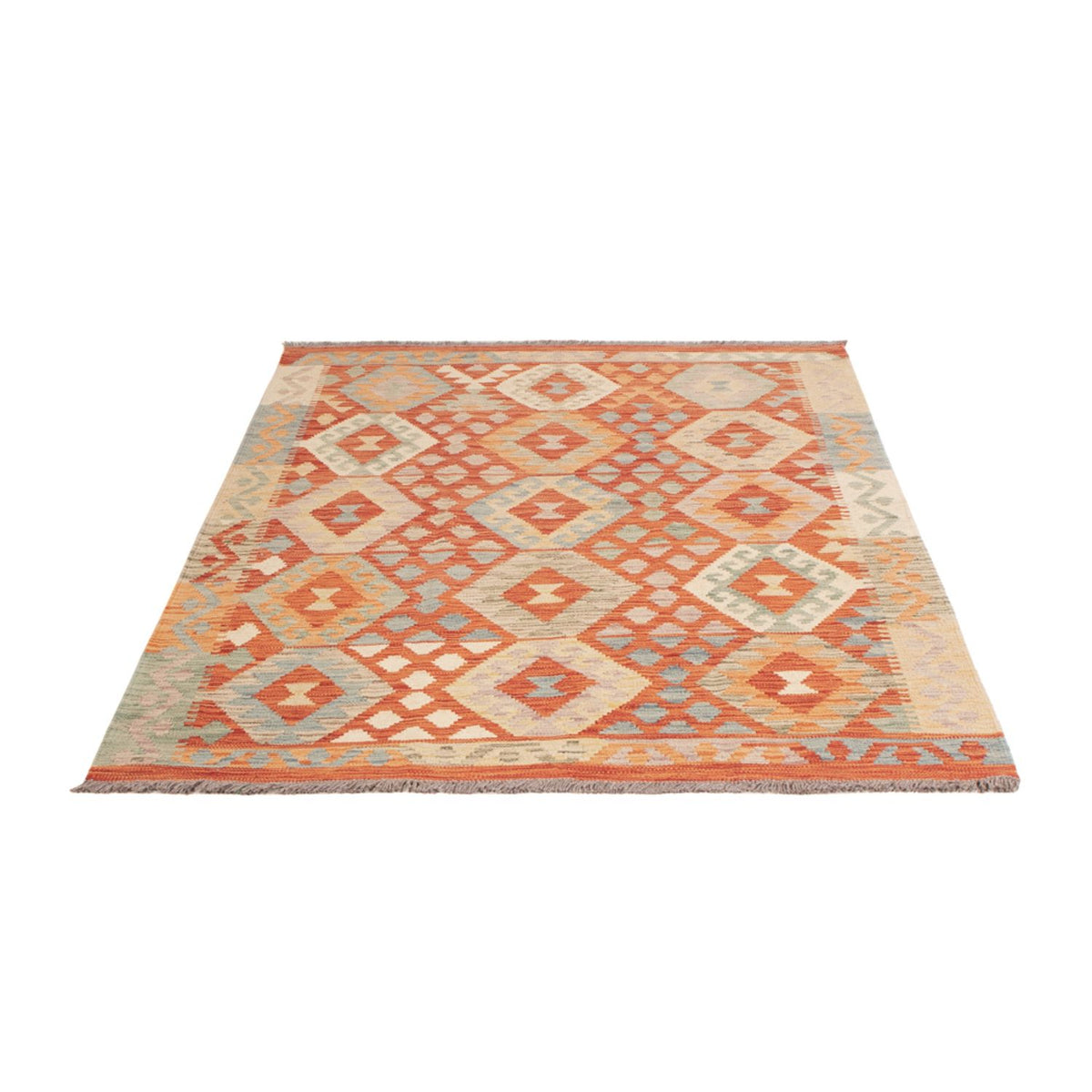 Tappeto Kelim - Splash - 176 x 125 cm - multicolore