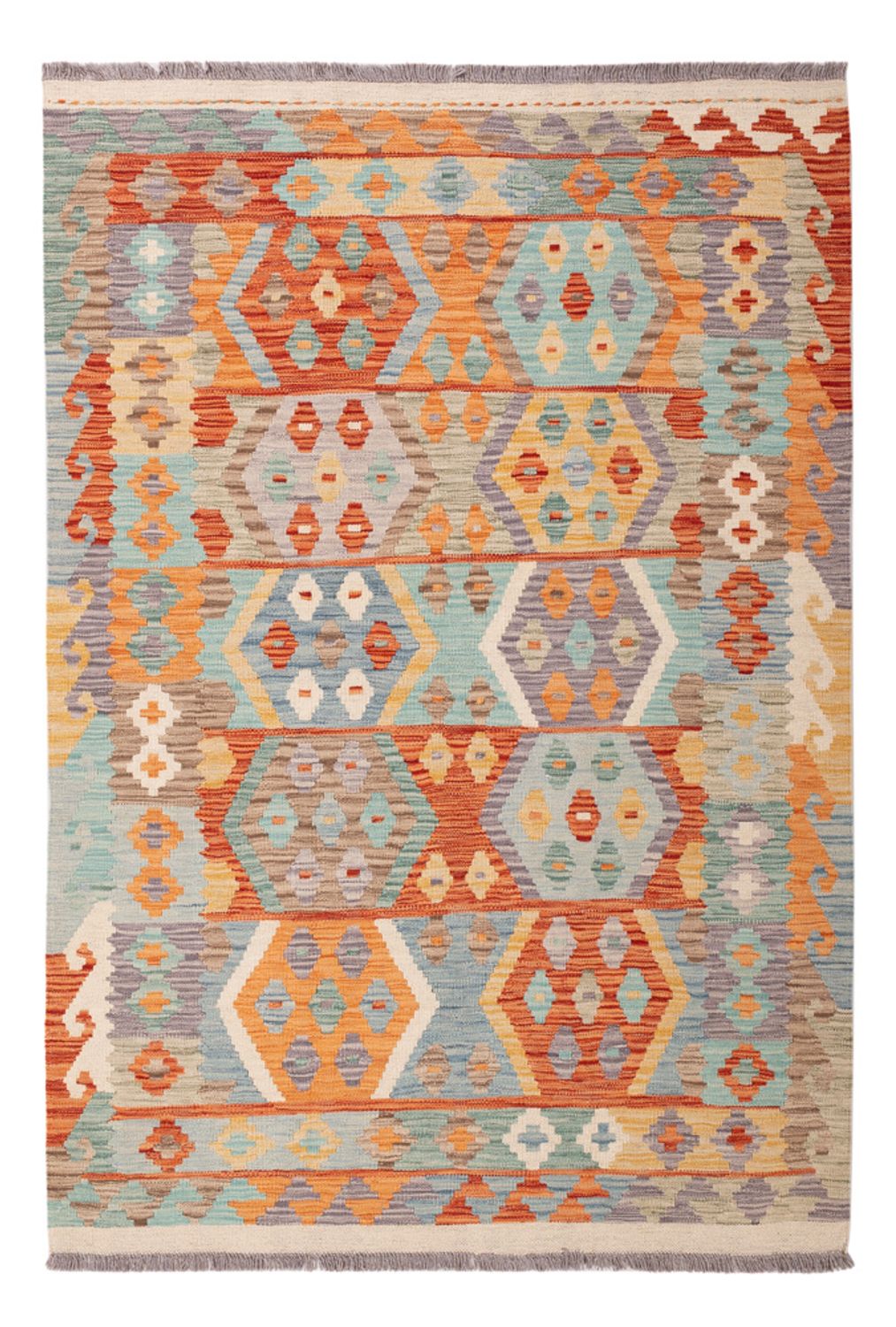 Kelim Teppich - Splash - 177 x 125 cm - mehrfarbig