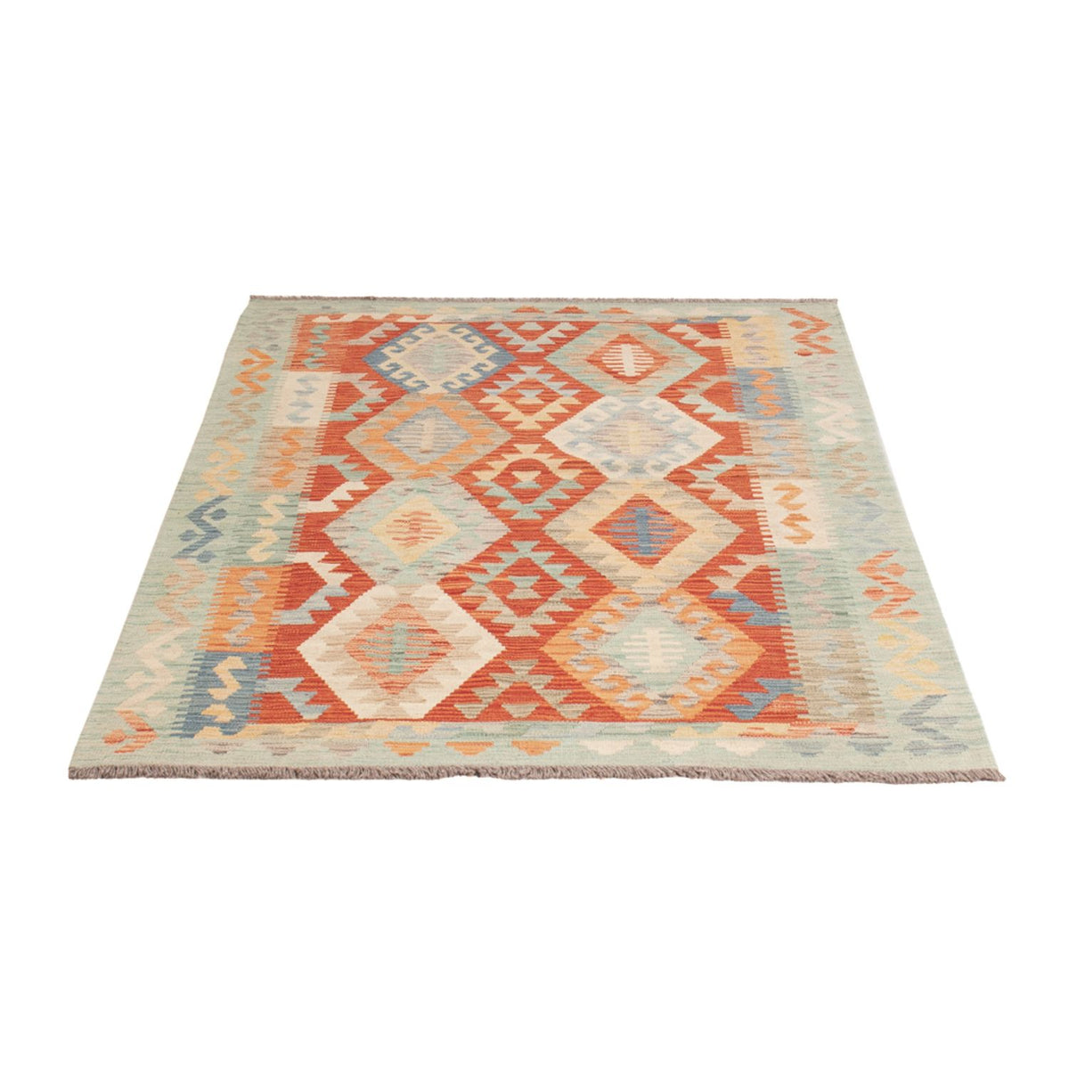 Tappeto Kelim - Splash - 183 x 127 cm - multicolore