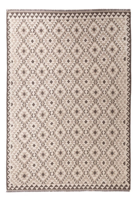 Tappeto Kelim - Splash - 290 x 202 cm - grigio chiaro