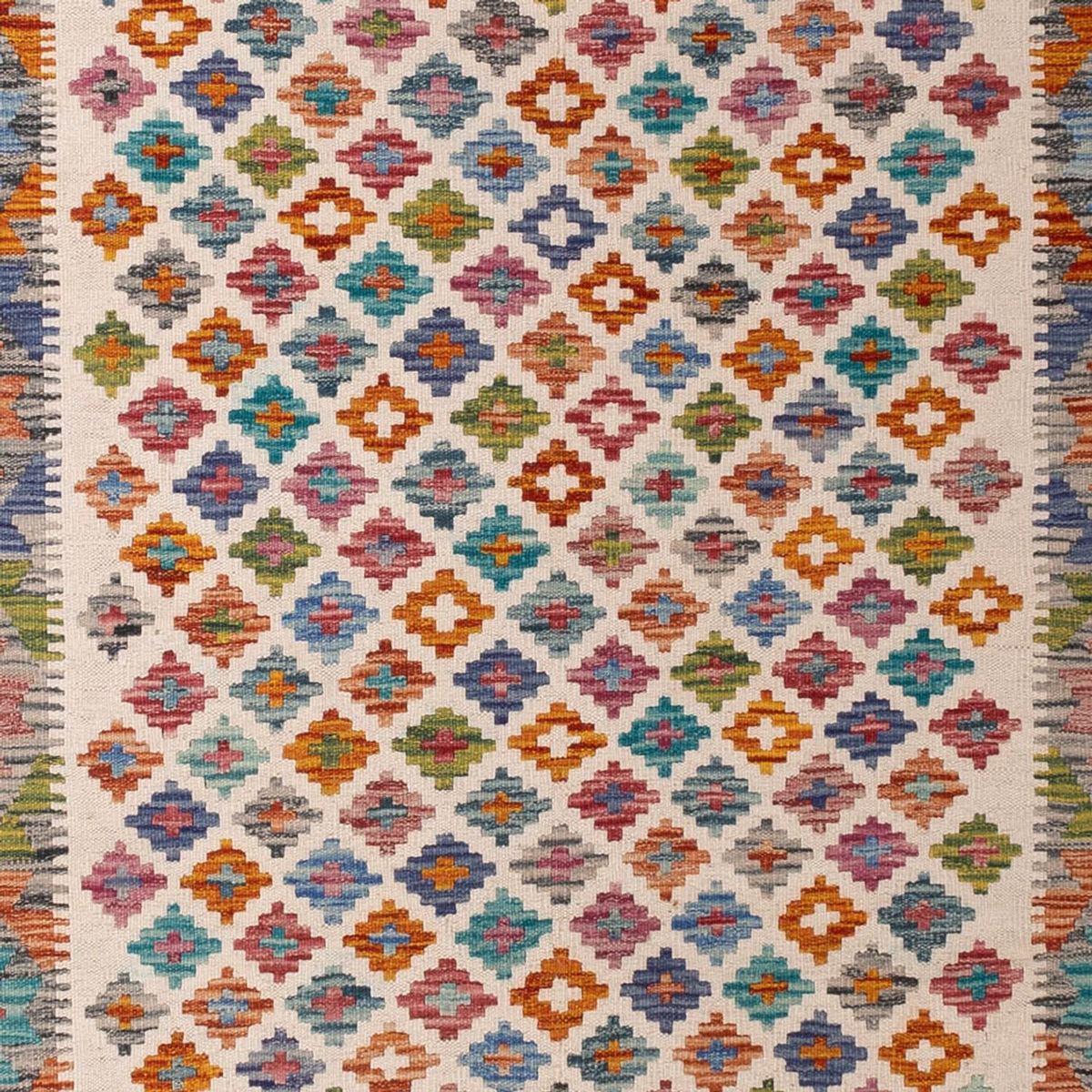 Tappeto Kelim - Splash - 301 x 203 cm - multicolore