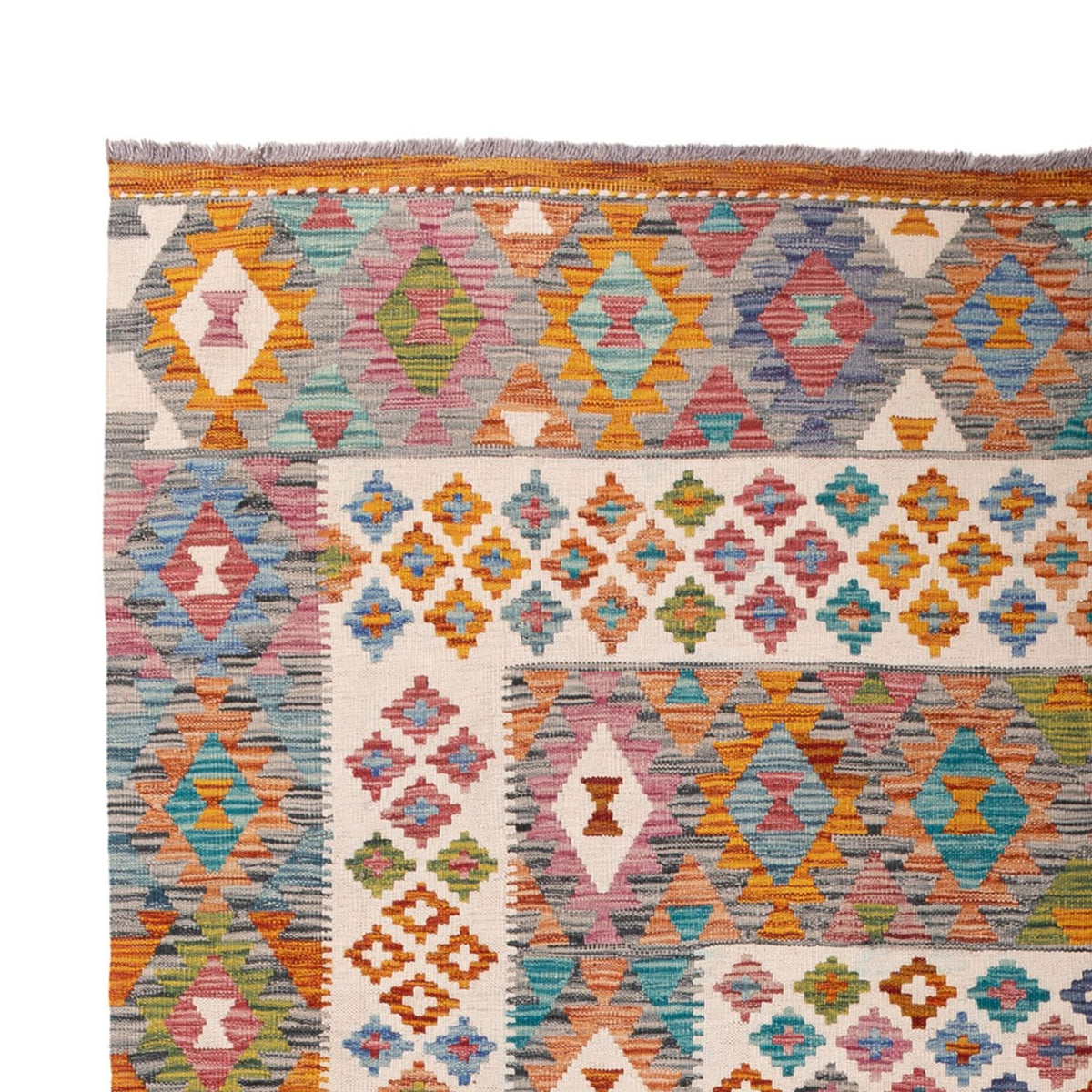 Tappeto Kelim - Splash - 301 x 203 cm - multicolore