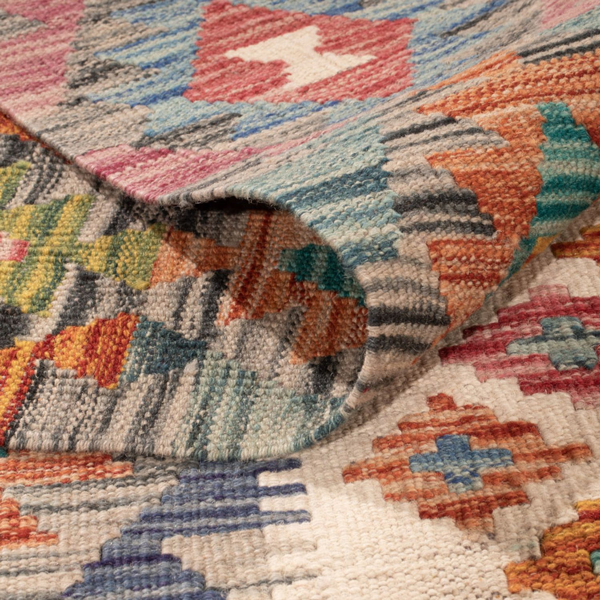 Tappeto Kelim - Splash - 301 x 203 cm - multicolore