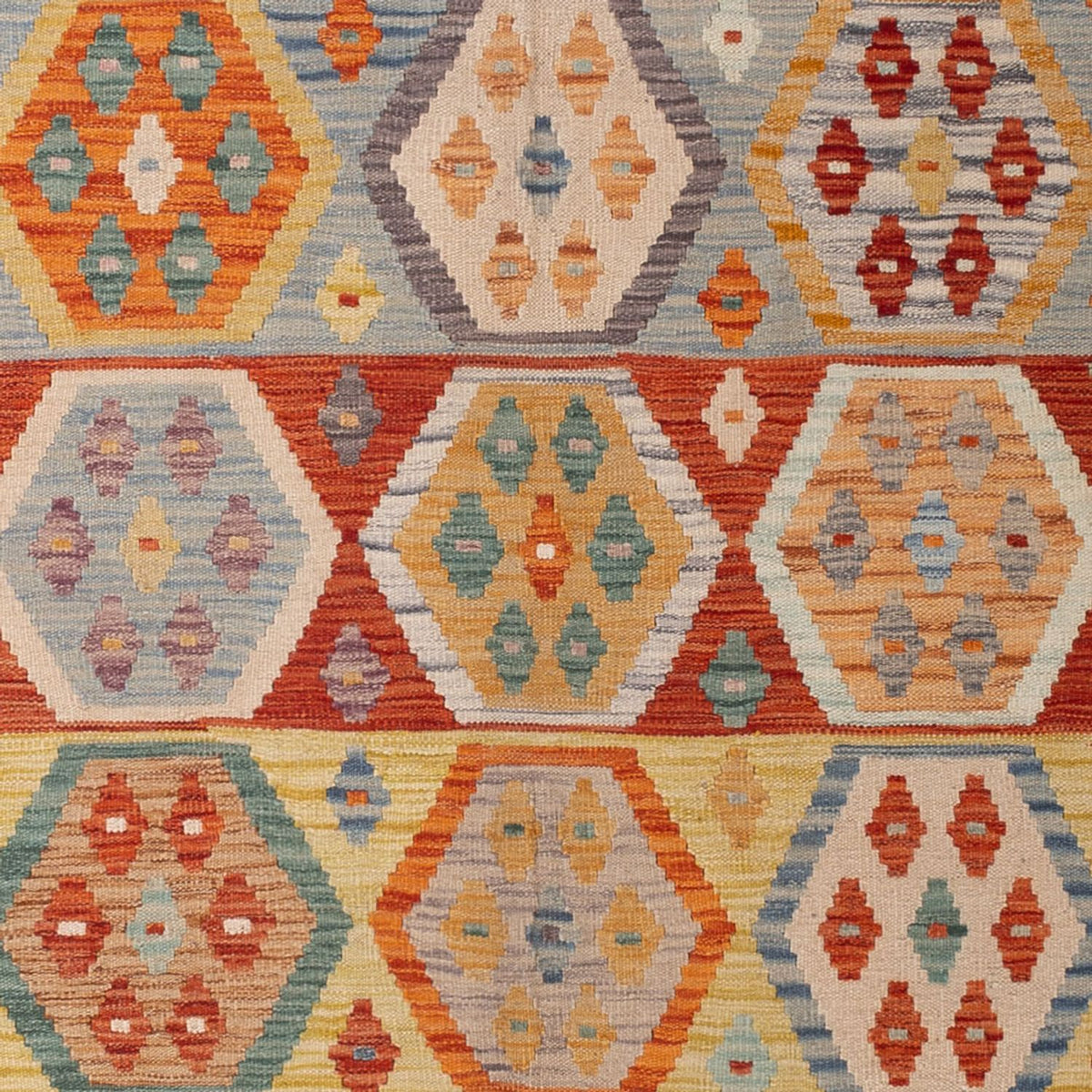 Tappeto Kelim - Splash - 305 x 200 cm - multicolore