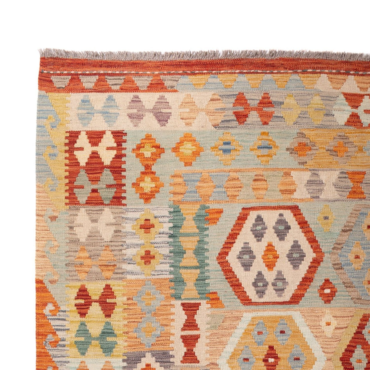 Tappeto Kelim - Splash - 305 x 200 cm - multicolore