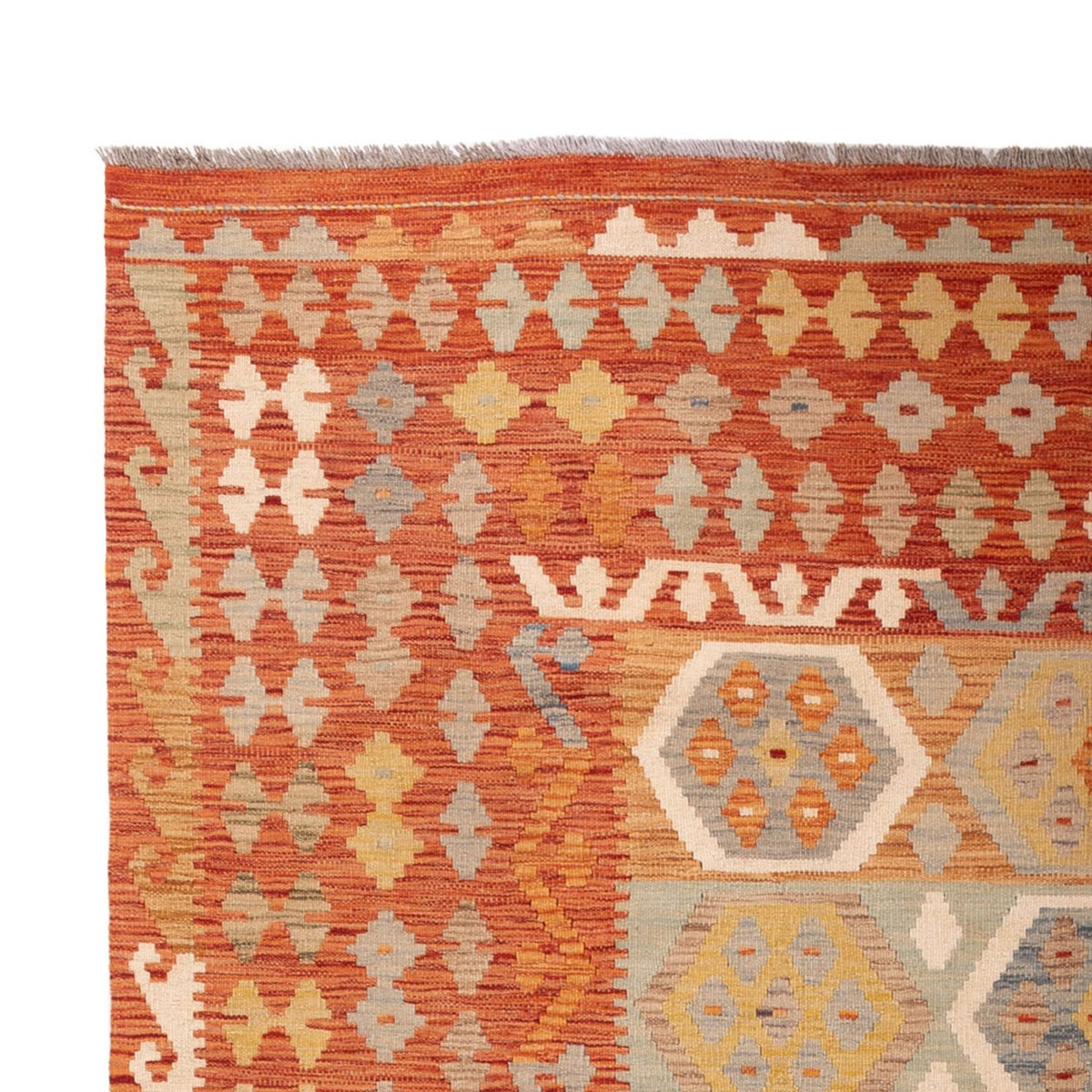 Tappeto Kelim - Splash - 298 x 197 cm - multicolore