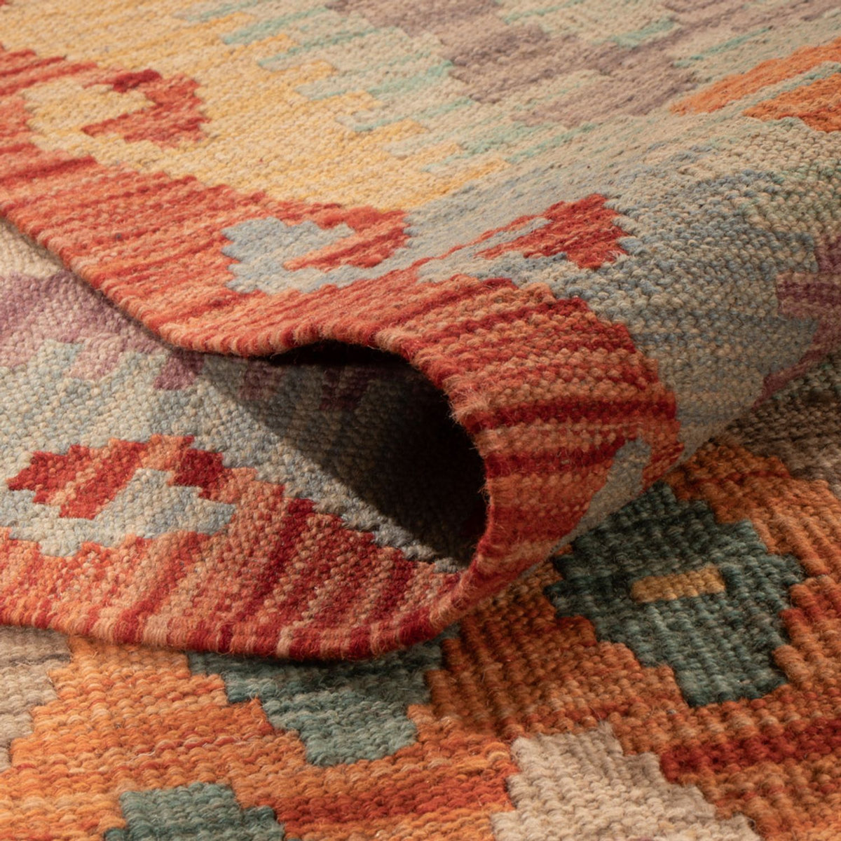 Tappeto Kelim - Splash - 294 x 203 cm - multicolore