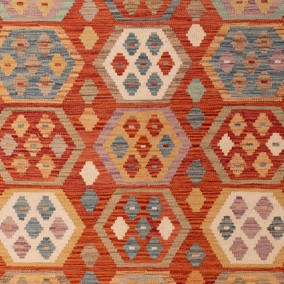 Tappeto Kelim - Splash - 295 x 195 cm - multicolore