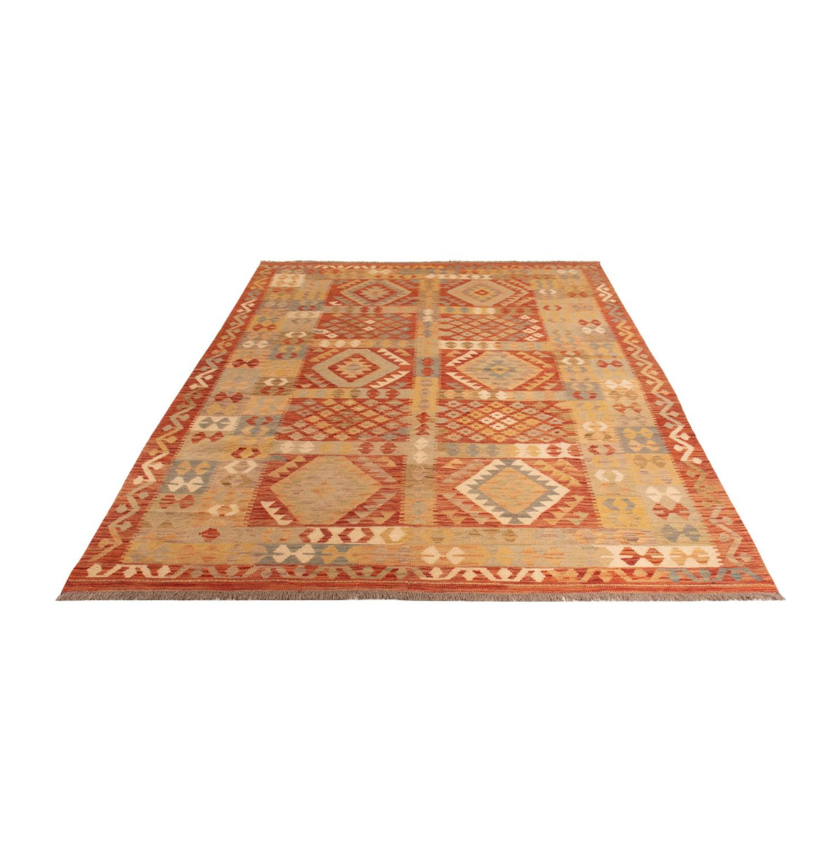 Tappeto Kelim - Splash - 287 x 191 cm - multicolore