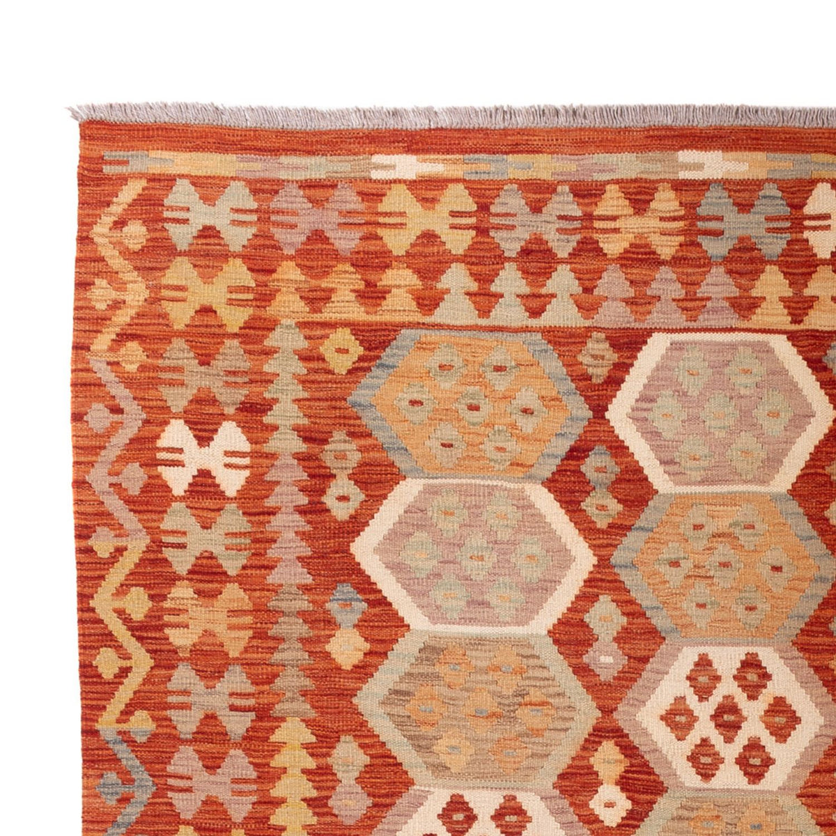 Tappeto Kelim - Splash - 289 x 203 cm - multicolore