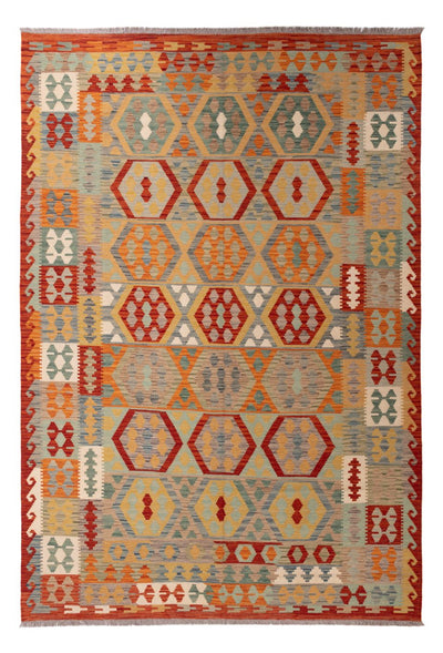 Kilim Maimana Tappeto 202x294cm - Tappeto di lana