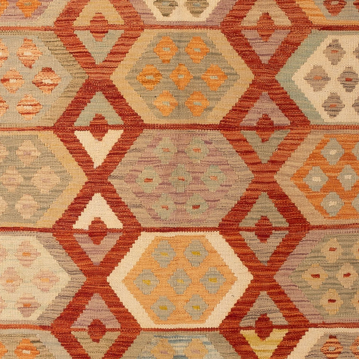 Tappeto Kelim - Splash - 302 x 198 cm - multicolore