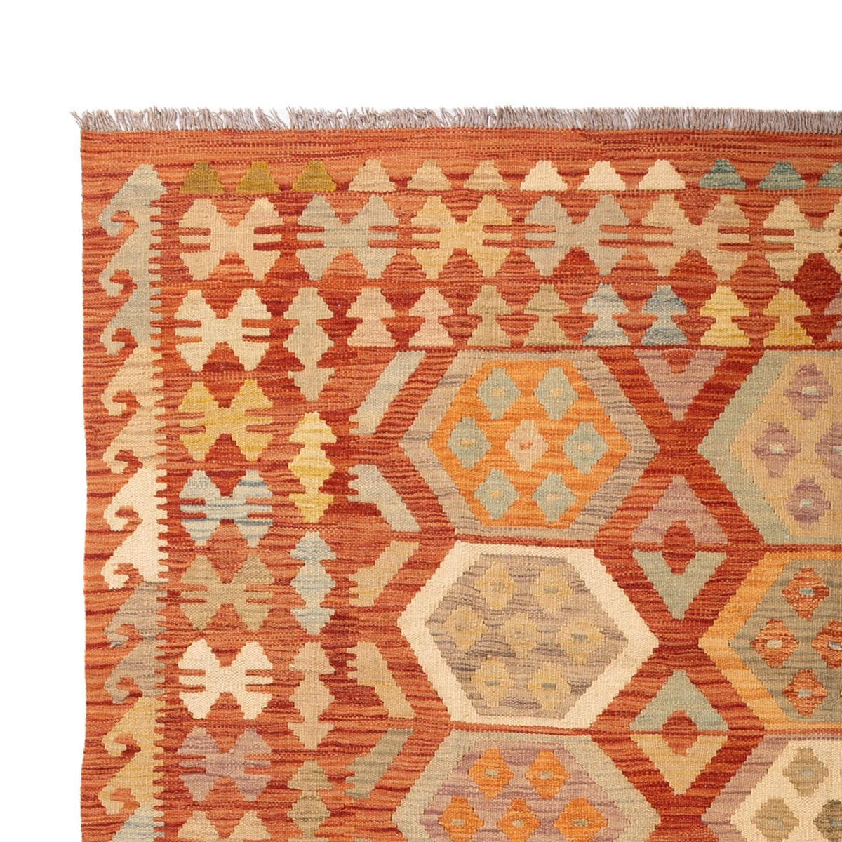 Tappeto Kelim - Splash - 302 x 198 cm - multicolore