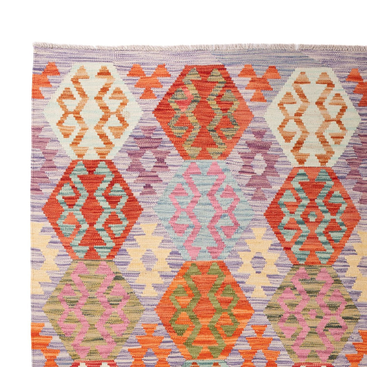 Tappeto Kelim - Splash - 290 x 214 cm - multicolore