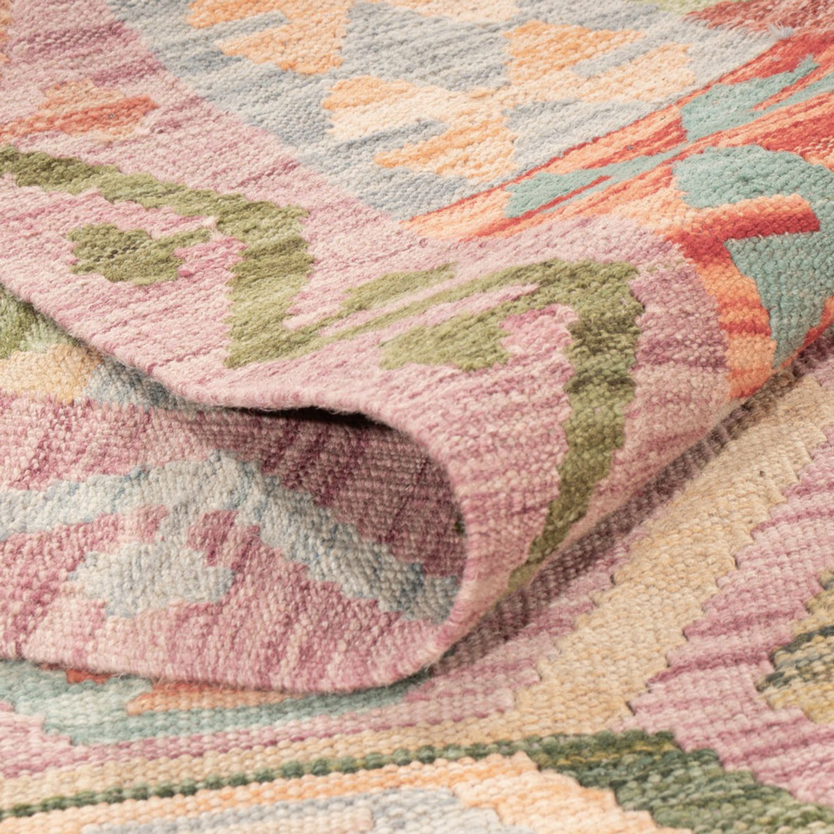 Tappeto Kelim - Splash - 187 x 127 cm - multicolore