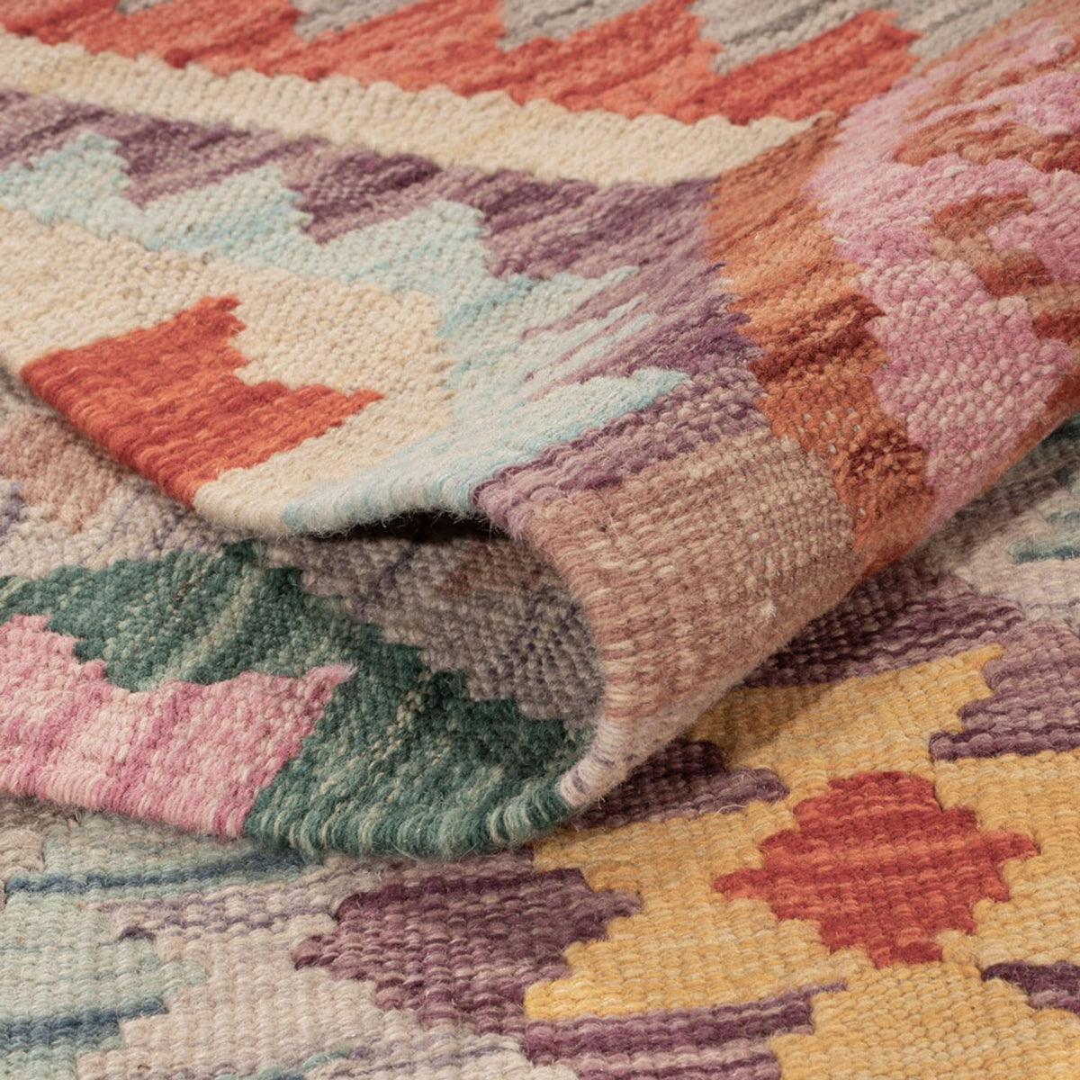 Tappeto Kelim - Splash - 171 x 133 cm - multicolore