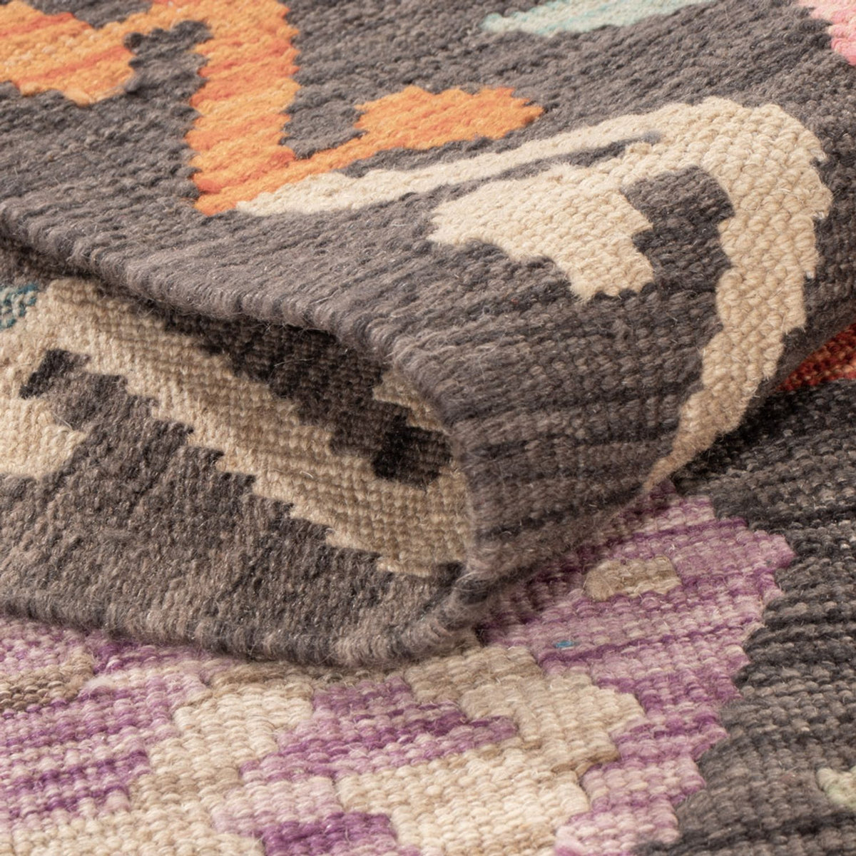 Tappeto Kelim - Splash - 180 x 136 cm - multicolore