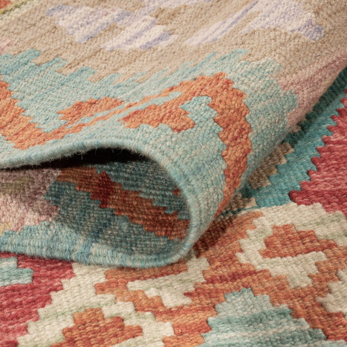 Tappeto Kelim - Splash - 186 x 132 cm - multicolore