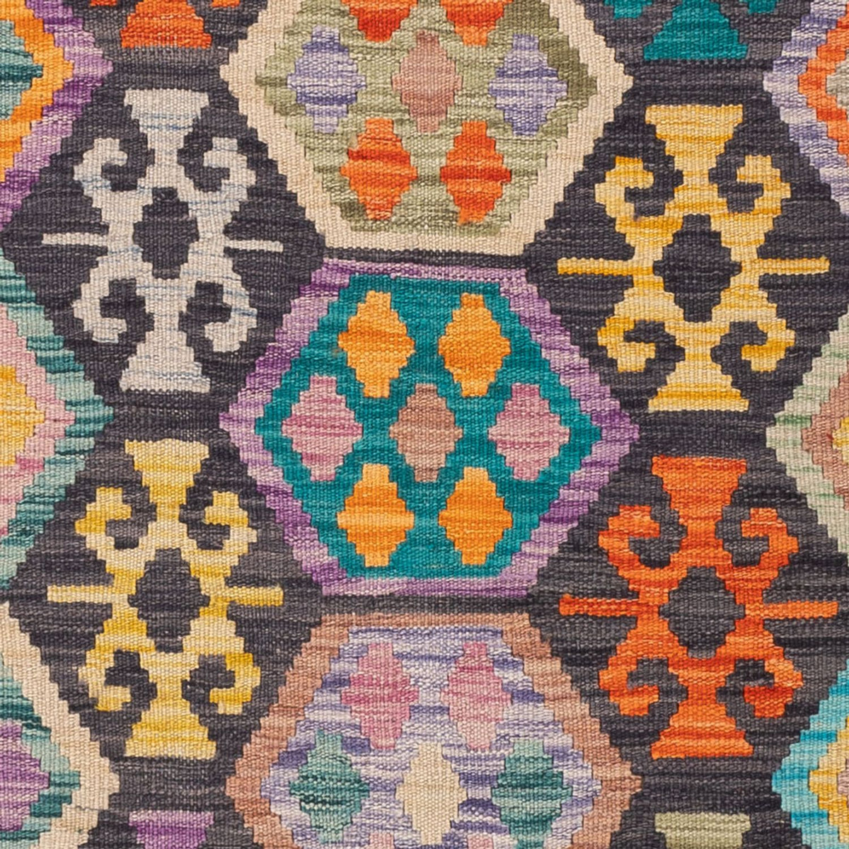 Tappeto Kelim - Splash - 180 x 127 cm - multicolore