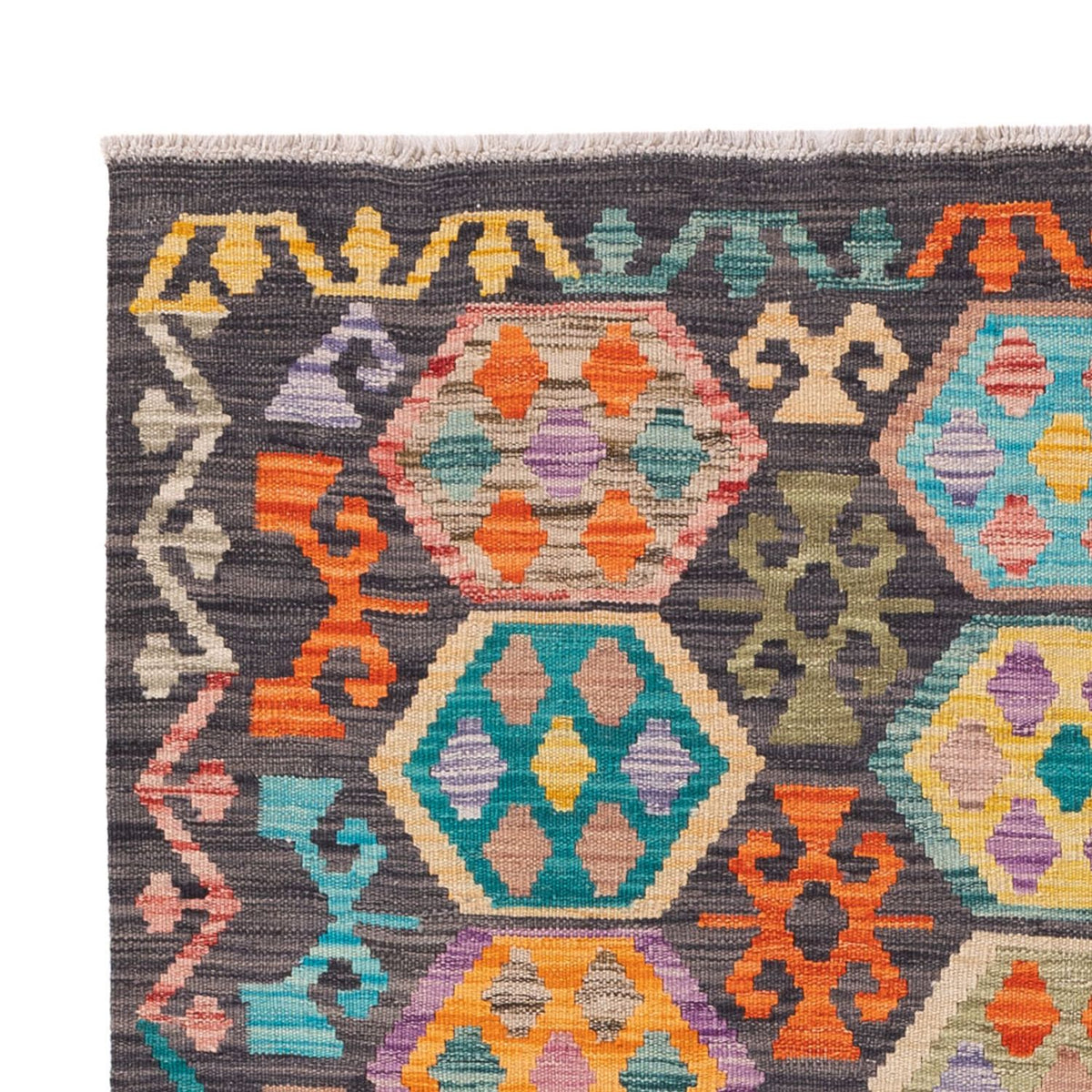 Tappeto Kelim - Splash - 180 x 127 cm - multicolore