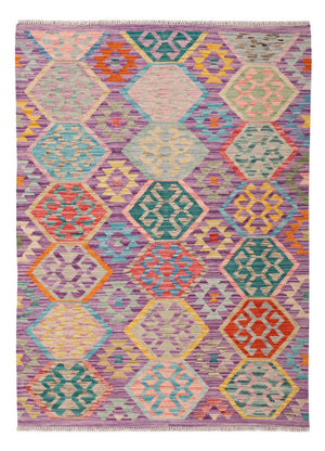Kelim Teppich - Splash - 173 x 124 cm - mehrfarbig